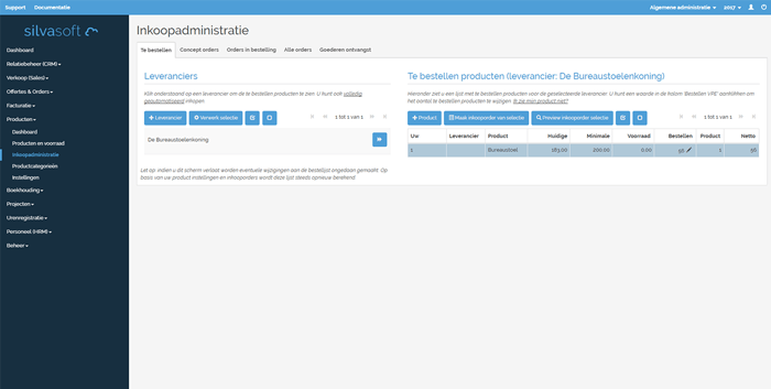 WMS systeem Silvasoft