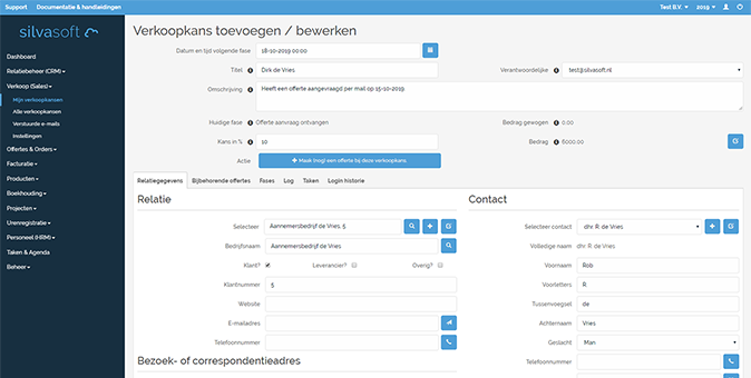 Verkoopsoftware Silvasoft